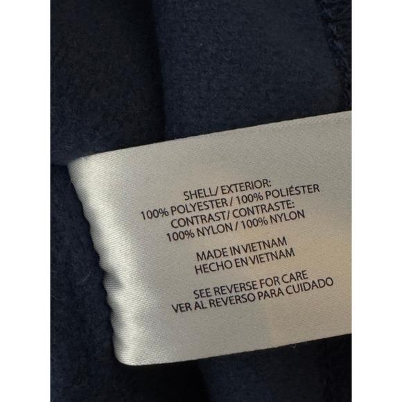 Orvis Men's Bonded Mesh Full Zip Jacket Fleece Lined Blue Size M - Picture 14 of 15